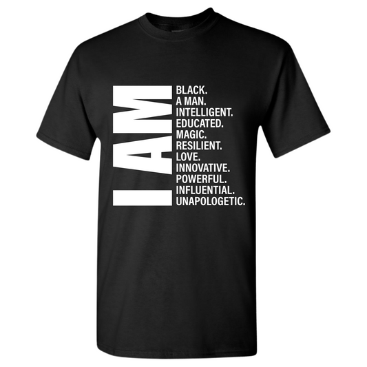 I Am Affirmation (Black Man) Top