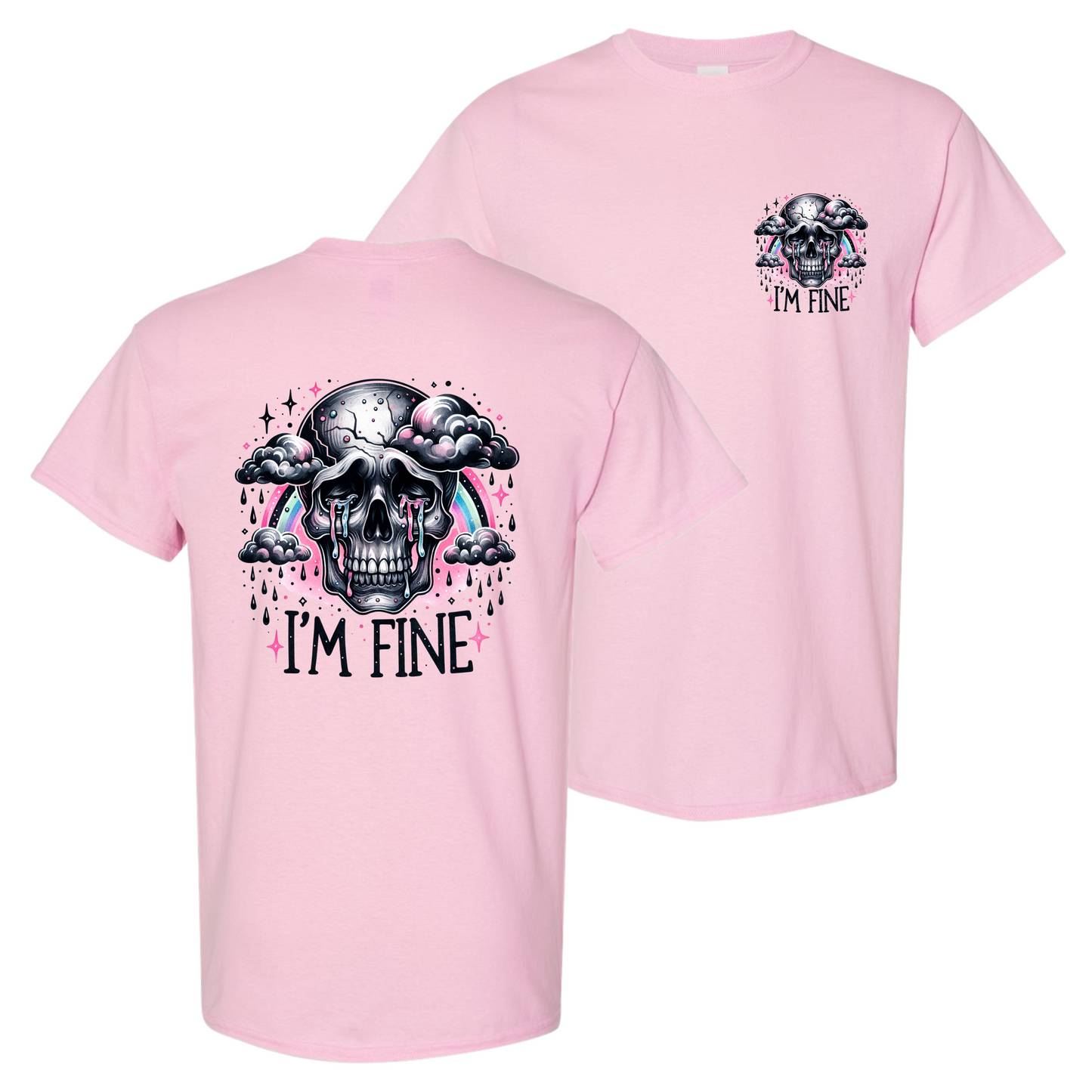 I'm Fine Graphic Top