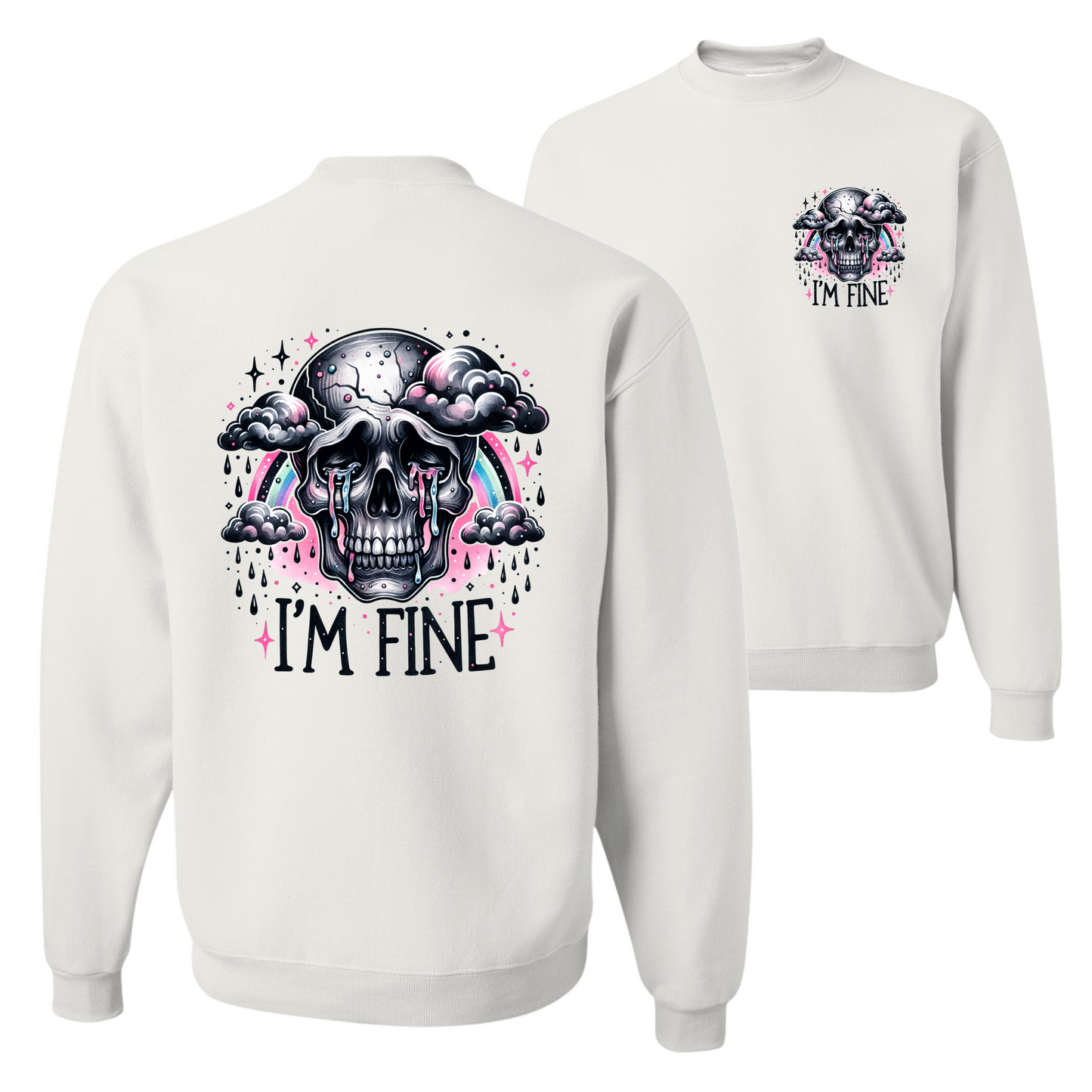 I'm Fine Graphic Top