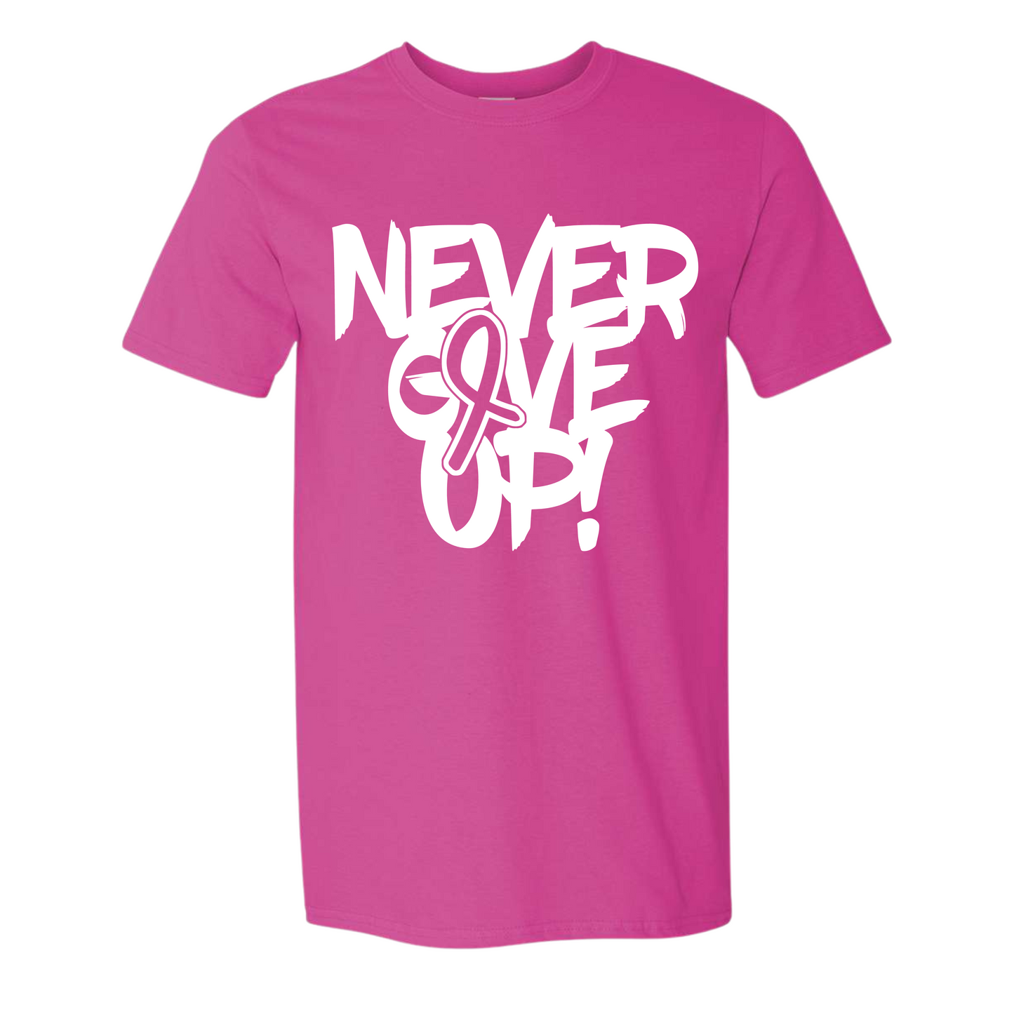 Never Give Up Awareness Ribbon Top