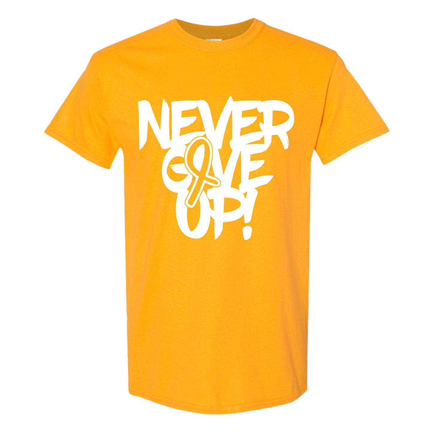 Never Give Up Awareness Ribbon Top