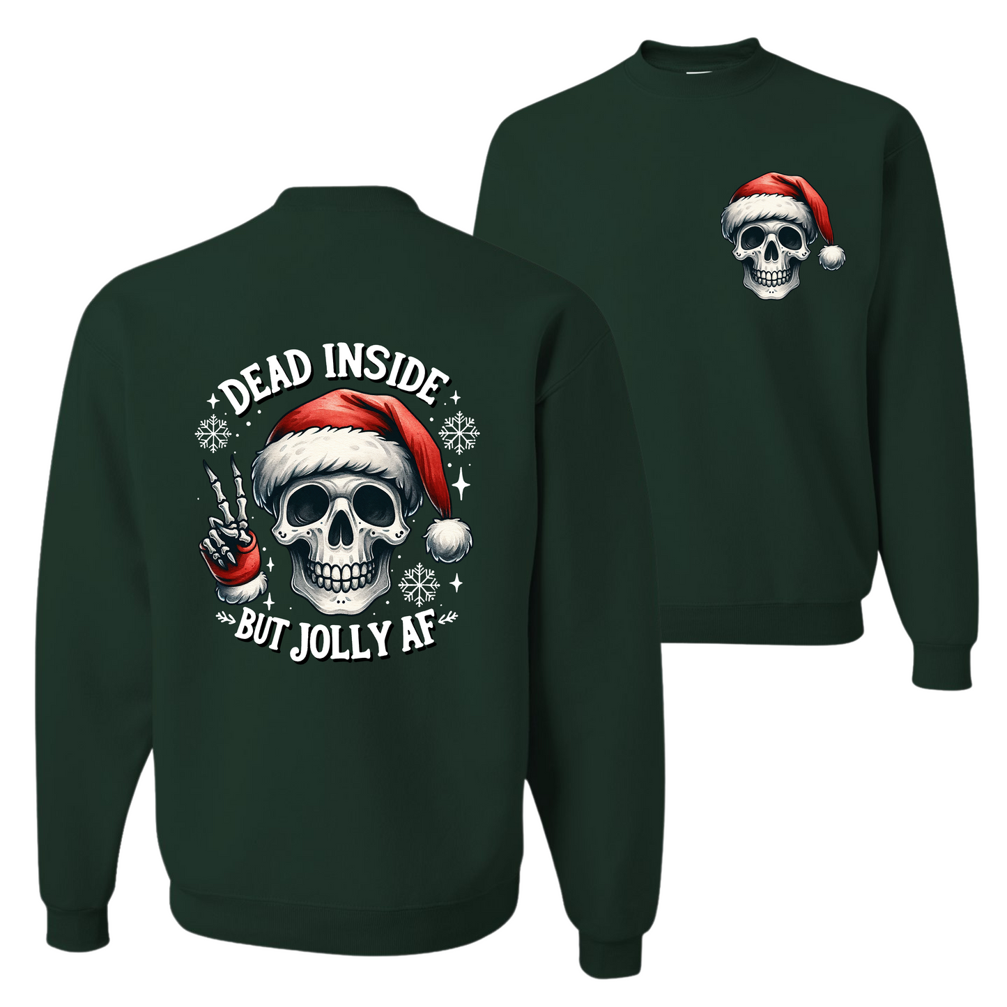 Dead Inside But Jolly AF (Holiday Top)