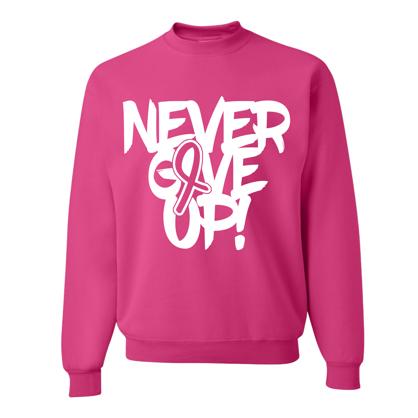 Never Give Up Awareness Ribbon Top