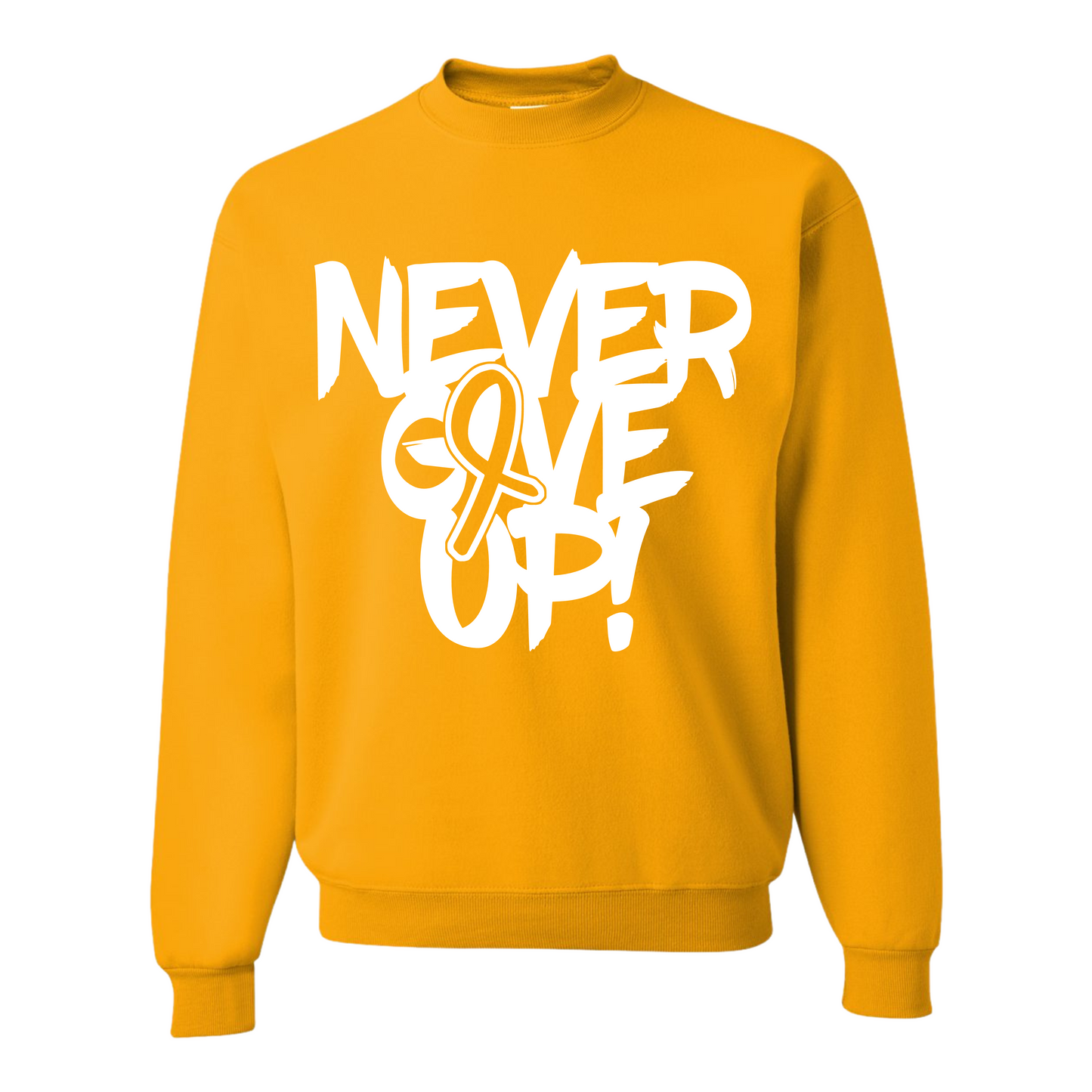 Never Give Up Awareness Ribbon Top