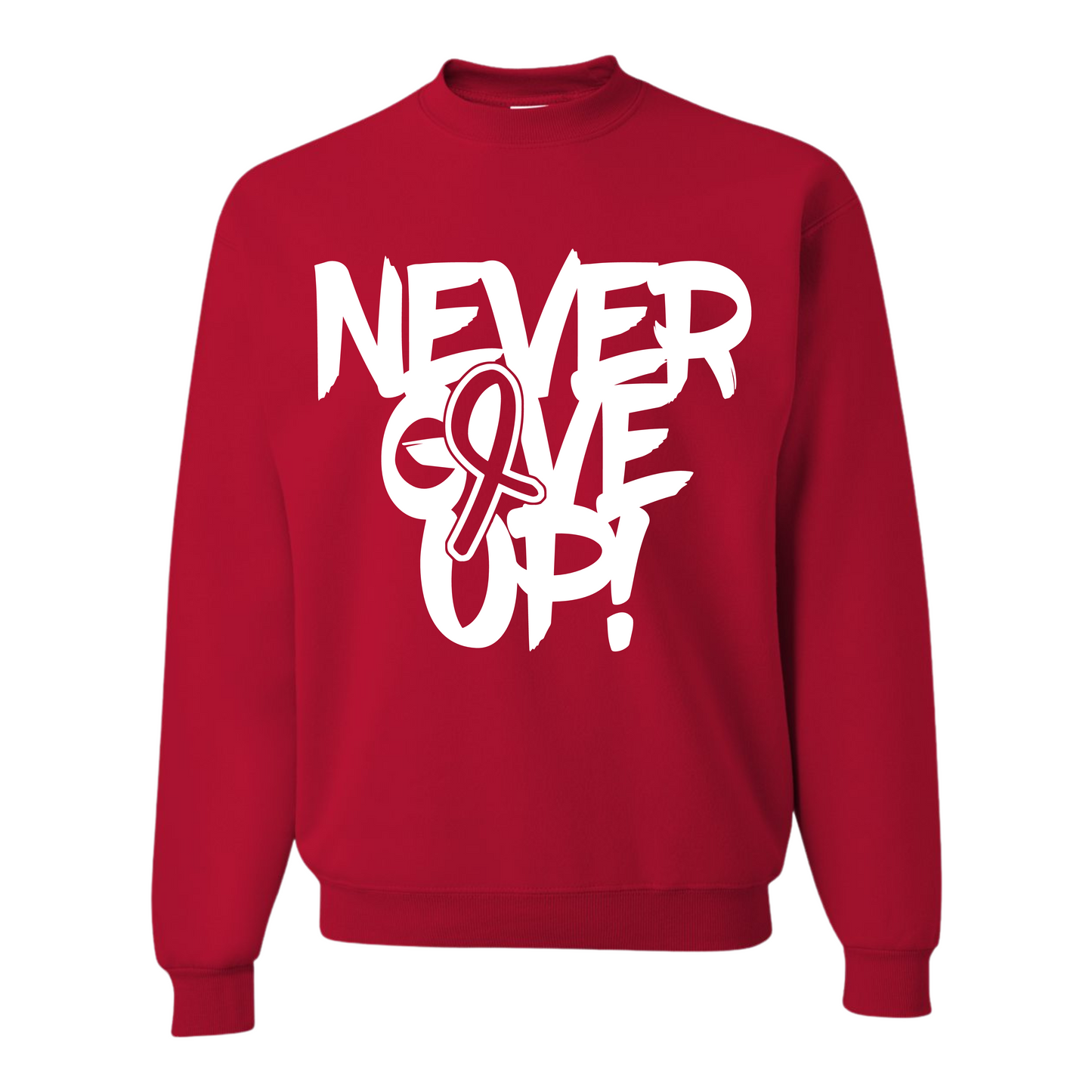 Never Give Up Awareness Ribbon Top