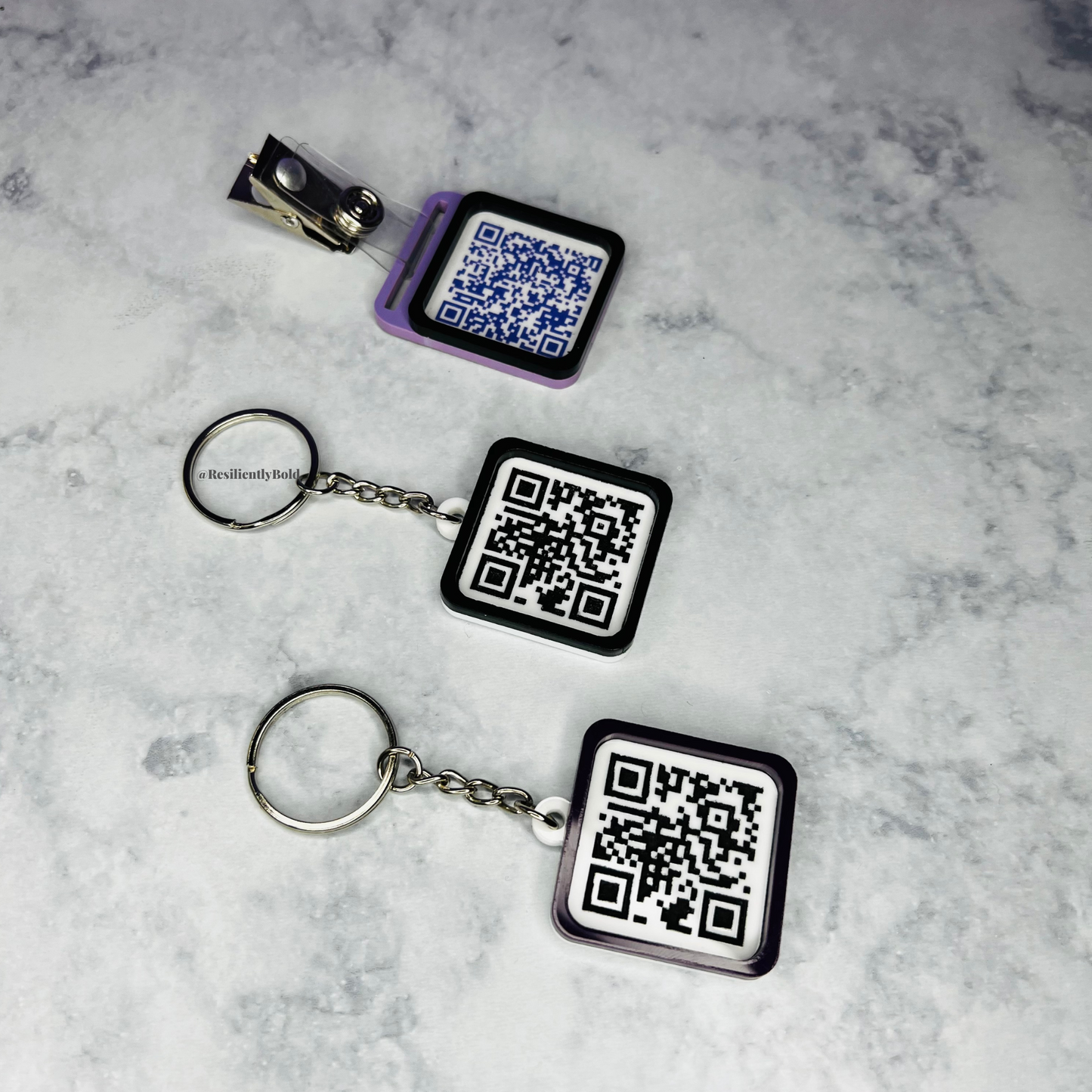 QR Code Keychain