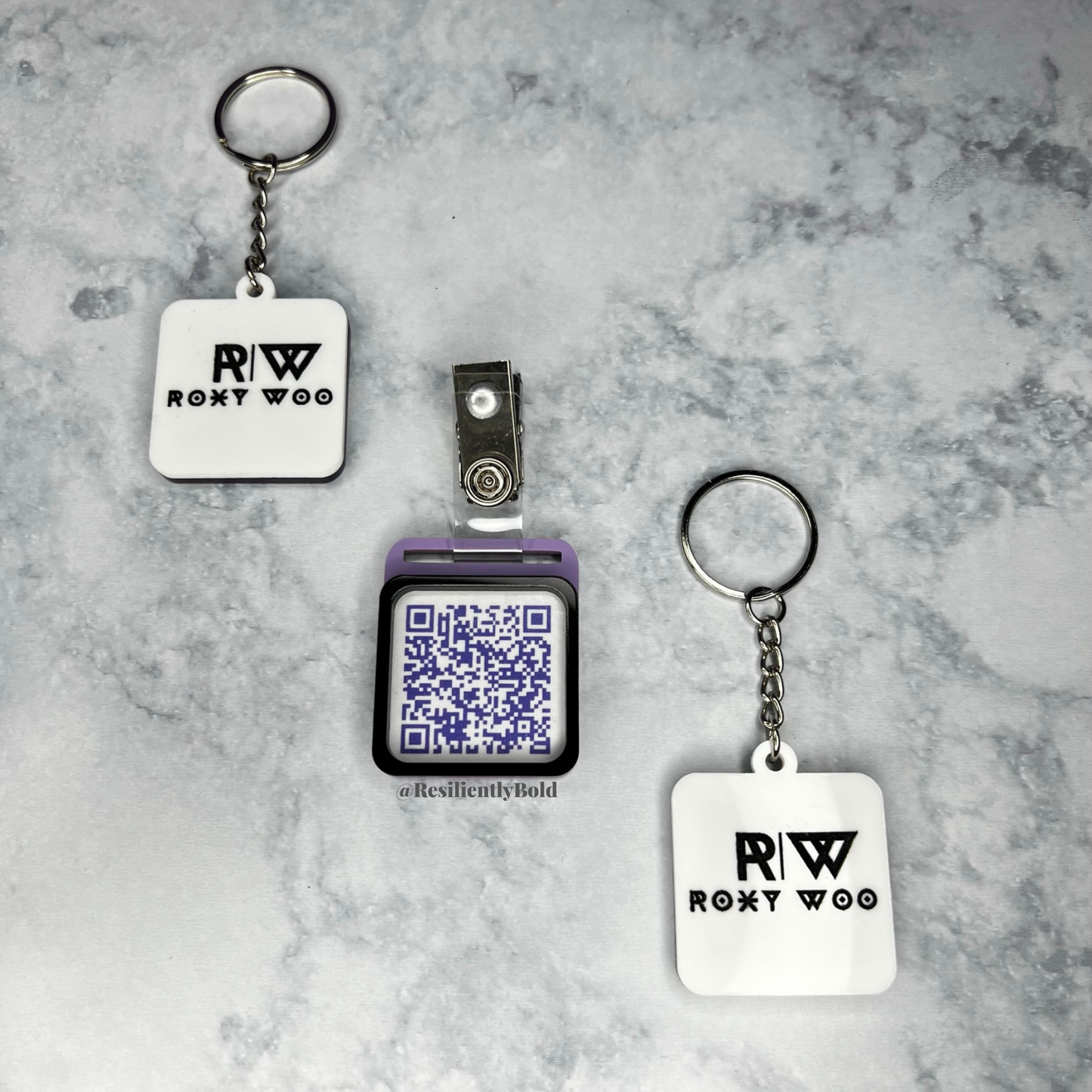 QR Code Keychain